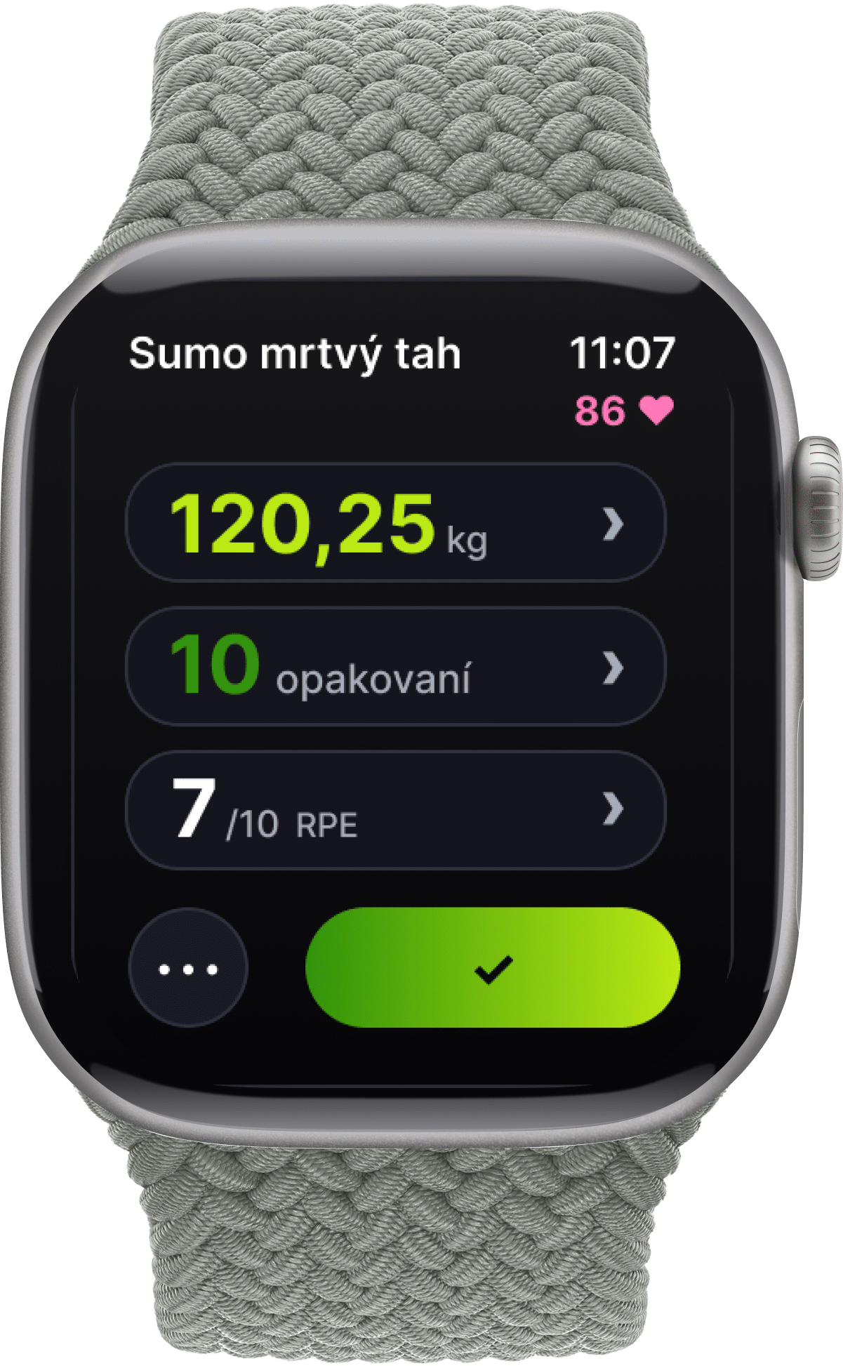 Swaglift app na Apple Watch